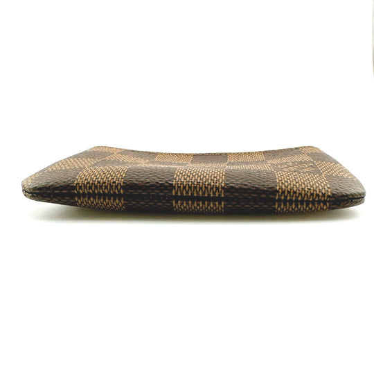 LOUIS VUITTON Key case Key holder  N62658 Damier canvas Brown Key case Key holder for coin pocket Damier Pochette Cre Women Used Authentic