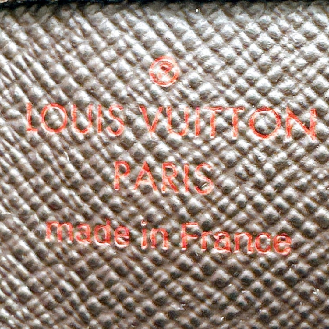 LOUIS VUITTON Key case Key holder  N62658 Damier canvas Brown Key case Key holder for coin pocket Damier Pochette Cre Women Used Authentic