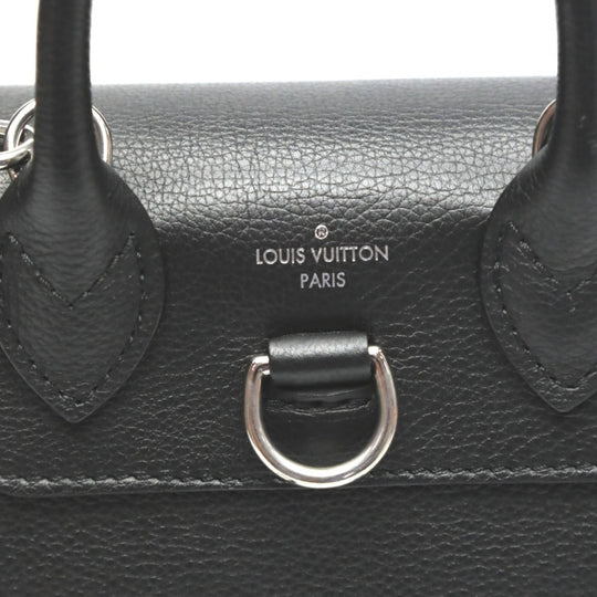 LOUIS VUITTON Backpack M54573 leather Noir Lock Me Bag Taurillon Clemence bag mini Women Used Authentic