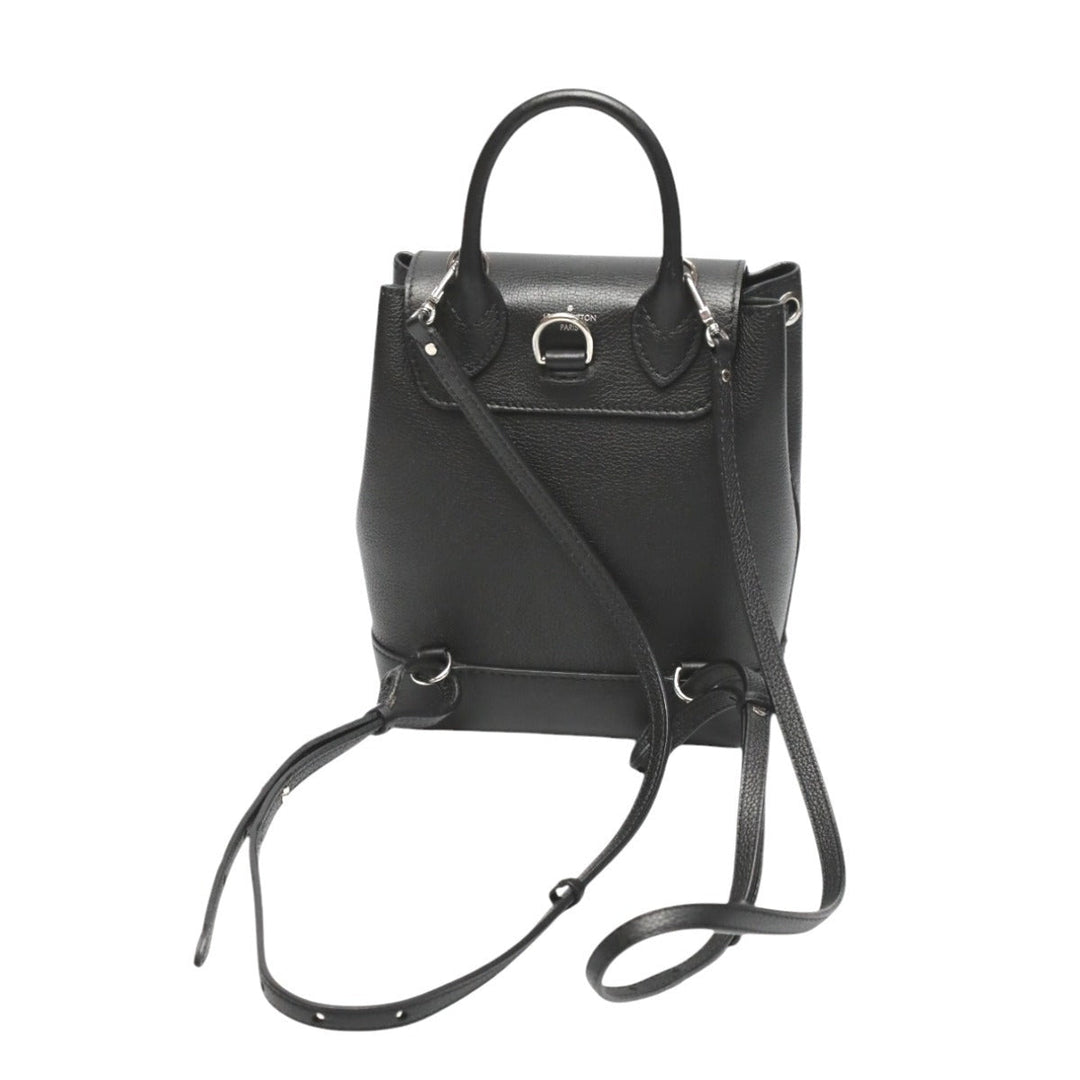 LOUIS VUITTON Backpack M54573 leather Noir Lock Me Bag Taurillon Clemence bag mini Women Used Authentic