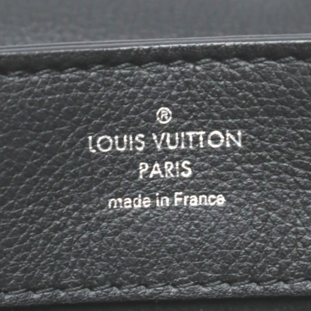 LOUIS VUITTON Backpack M54573 leather Noir Lock Me Bag Taurillon Clemence bag mini Women Used Authentic