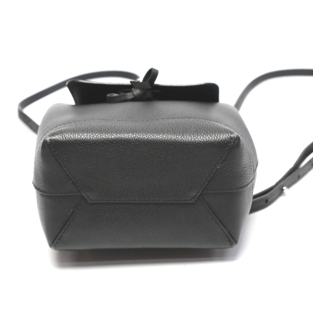 LOUIS VUITTON Backpack M54573 leather Noir Lock Me Bag Taurillon Clemence bag mini Women Used Authentic