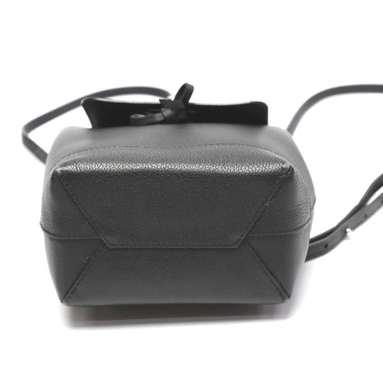 LOUIS VUITTON Backpack M54573 leather Noir Lock Me Bag Taurillon Clemence bag mini Women Used Authentic