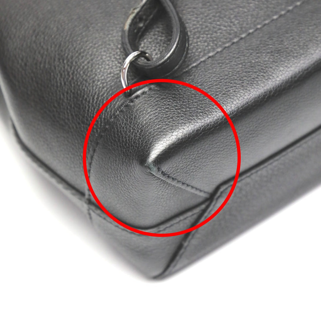 LOUIS VUITTON Backpack M54573 leather Noir Lock Me Bag Taurillon Clemence bag mini Women Used Authentic