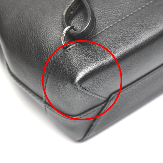 LOUIS VUITTON Backpack M54573 leather Noir Lock Me Bag Taurillon Clemence bag mini Women Used Authentic