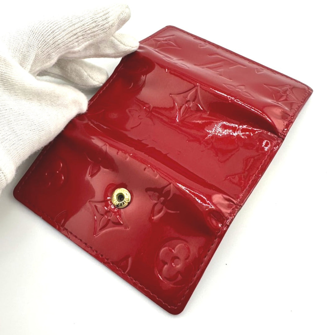 LOUIS VUITTON Key case Key holder  M91976 Monogram Vernis Pomdamul 4-key case Key holder Vernis Multicles4 Women Used Authentic