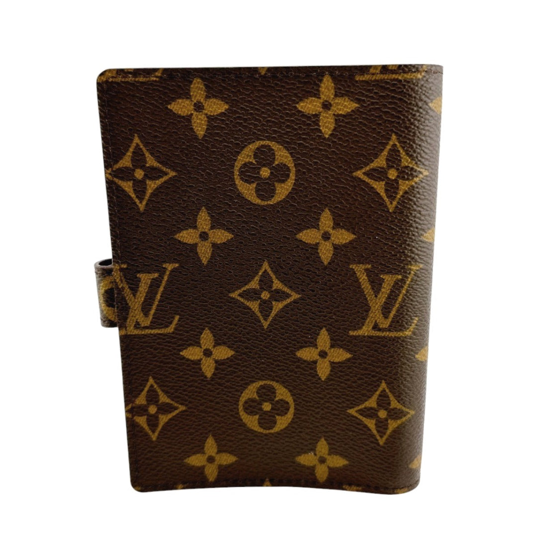 LOUIS VUITTON Notebook cover R20005 Monogram canvas Brown Notebook case Monogram Agenda PM mens(Unisex) Used Authentic