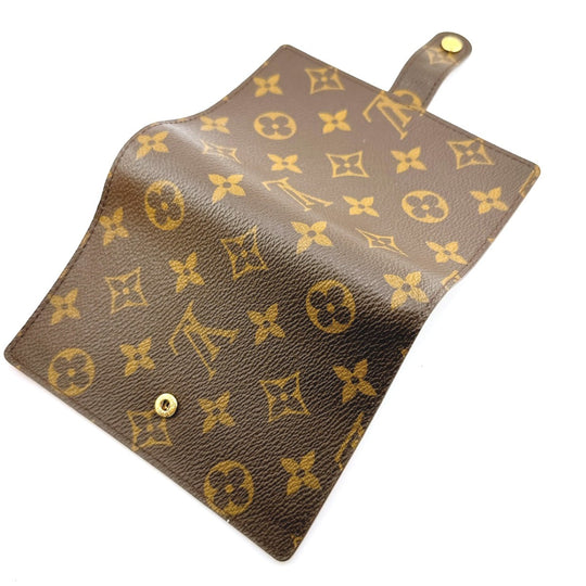 LOUIS VUITTON Notebook cover R20005 Monogram canvas Brown Notebook case Monogram Agenda PM mens(Unisex) Used Authentic