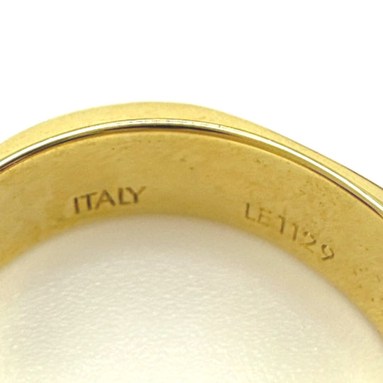 LOUIS VUITTON Ring M00211 Gold Plated gold ring Nanogram M size unisex(Unisex) Used Authentic