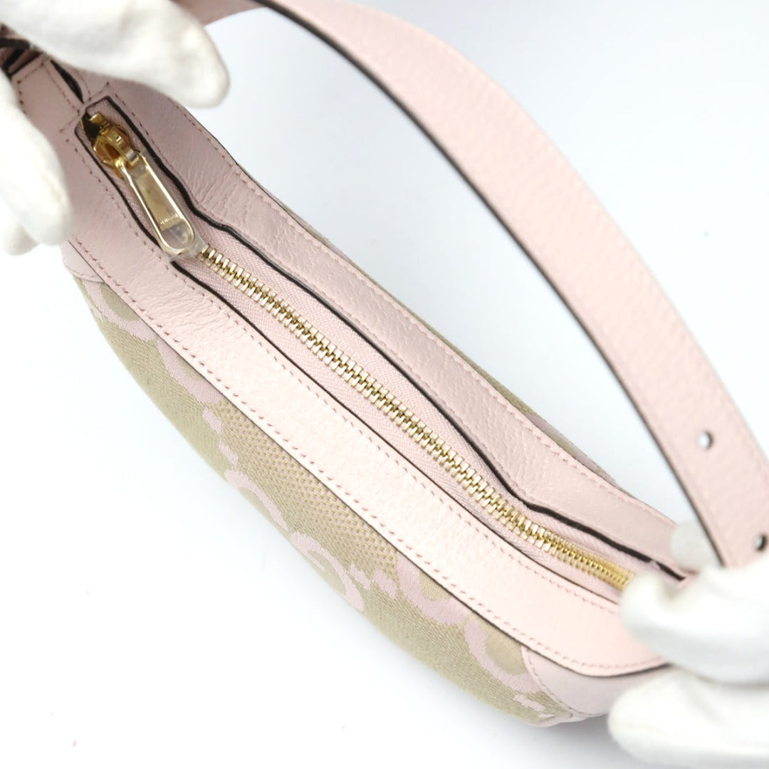 GUCCI Handbag 658551 GG canvas pink one belt Ophidia Jumbo GG Mini bag Women Used Authentic