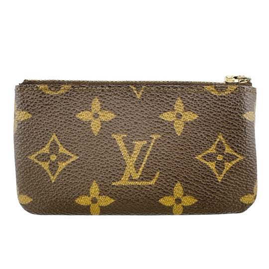 LOUIS VUITTON Key case Key holder  M62650 Monogram canvas Brown Key case Key holder for coin pocket Monogram Pochette Kle Women(Unisex) Used Authentic