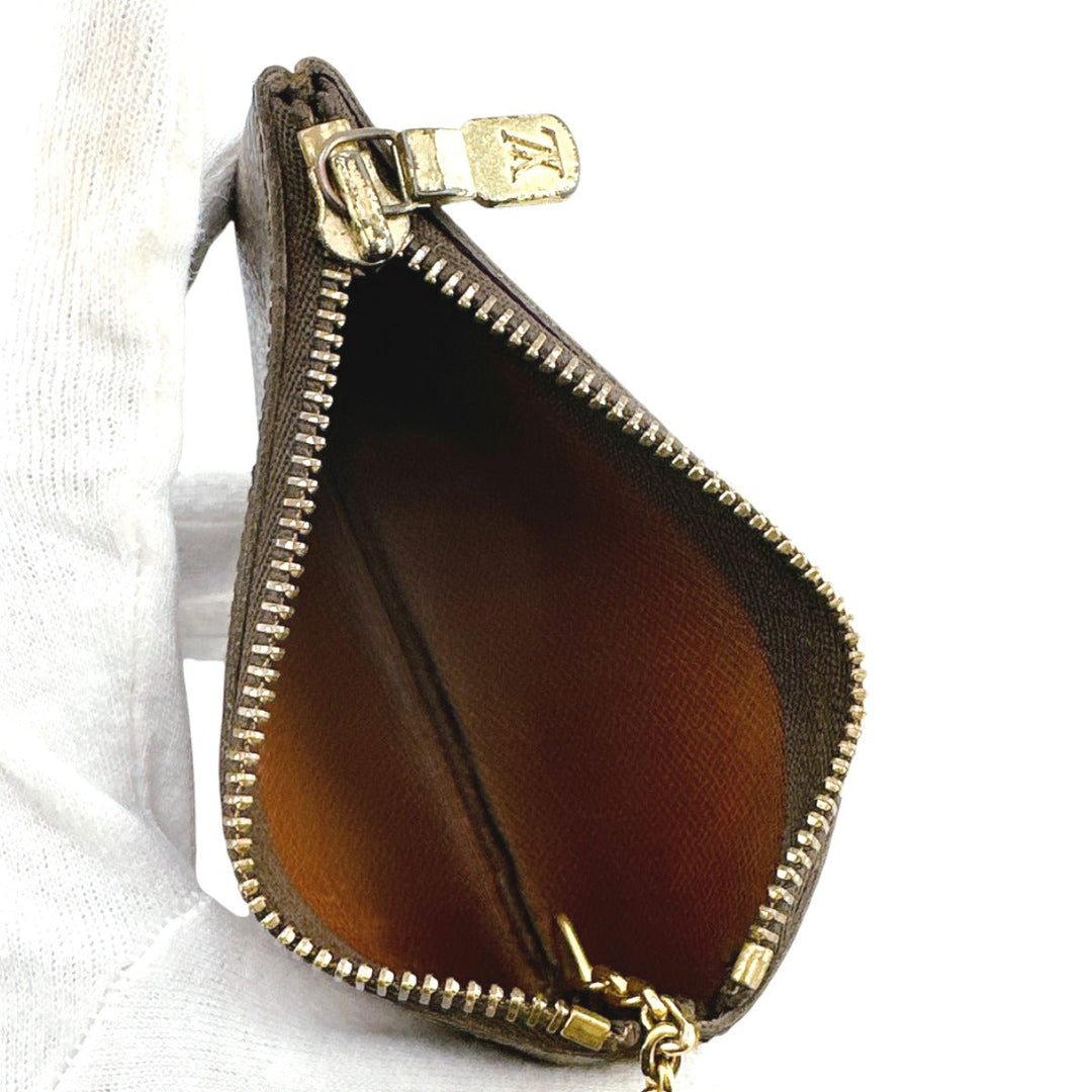 LOUIS VUITTON Key case Key holder  M62650 Monogram canvas Brown Key case Key holder for coin pocket Monogram Pochette Kle Women(Unisex) Used Authentic
