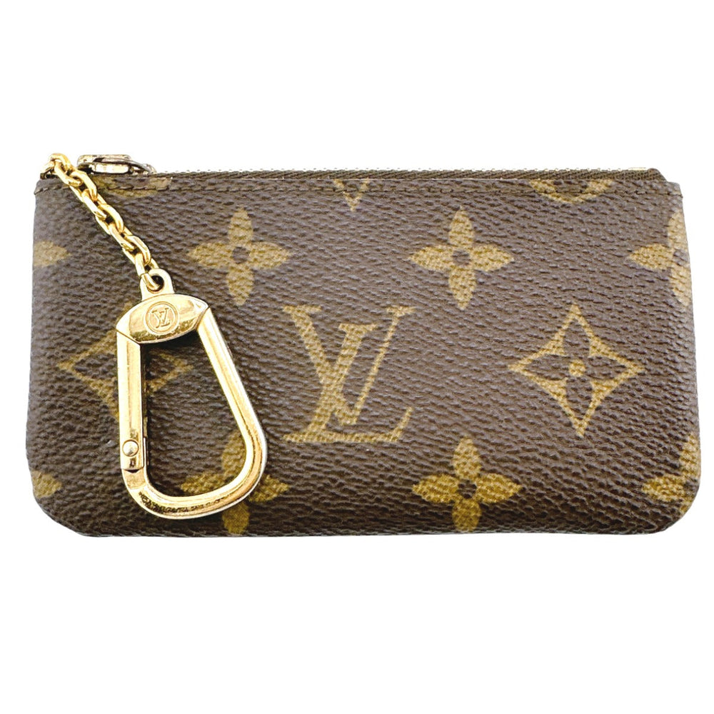 LOUIS VUITTON Key case Key holder  M62650 Monogram canvas Brown Key case Key holder for coin pocket Monogram Pochette Kle Women(Unisex) Used Authentic