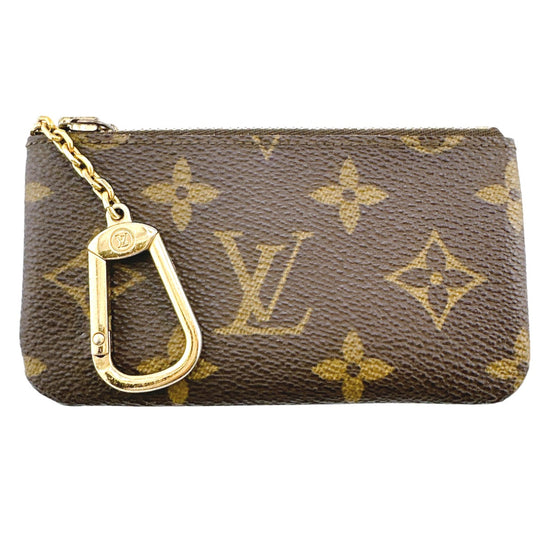 LOUIS VUITTON Key case Key holder  M62650 Monogram canvas Brown Key case Key holder for coin pocket Monogram Pochette Kle Women(Unisex) Used Authentic