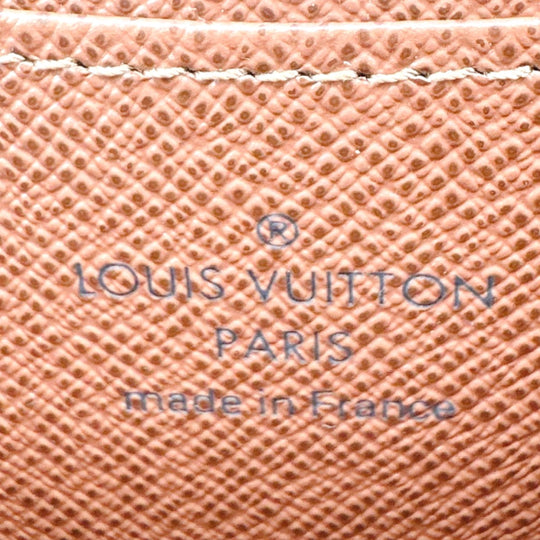 LOUIS VUITTON Coin case M60067 Monogram canvas Brown Coin case Monogram Zip around purse unisex(Unisex) Used Authentic