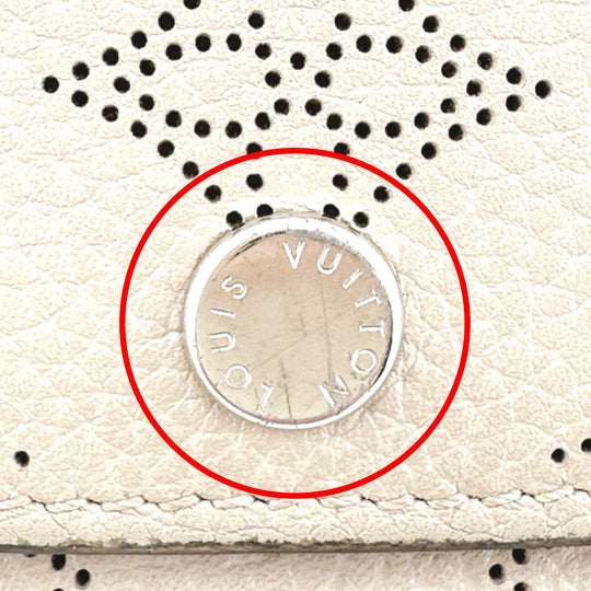 LOUIS VUITTON Long Wallet Purse M60144 Monogram Mahina Galle Long Wallet Purse Monogram Portefeuille Iris Women Used Authentic