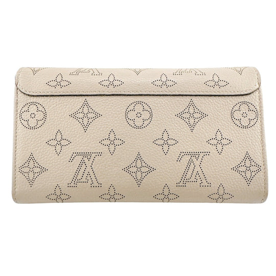LOUIS VUITTON Long Wallet Purse M60144 Monogram Mahina Galle Long Wallet Purse Monogram Portefeuille Iris Women Used Authentic