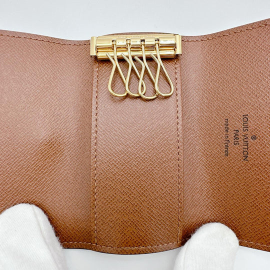 LOUIS VUITTON Key case Key holder  M69517 Monogram canvas Brown for 4 Monogram Multicles4 unisex(Unisex) Used Authentic