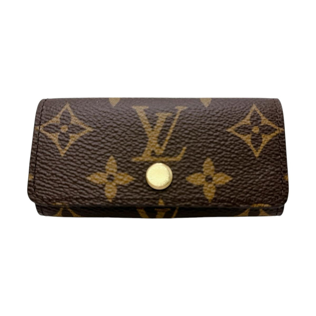 LOUIS VUITTON Key case Key holder  M69517 Monogram canvas Brown for 4 Monogram Multicles4 unisex(Unisex) Used Authentic