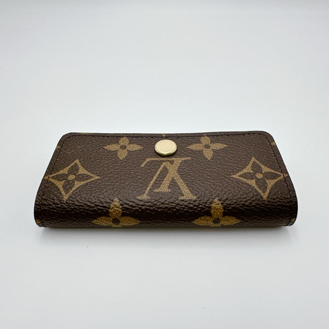 LOUIS VUITTON Key case Key holder  M69517 Monogram canvas Brown for 4 Monogram Multicles4 unisex(Unisex) Used Authentic