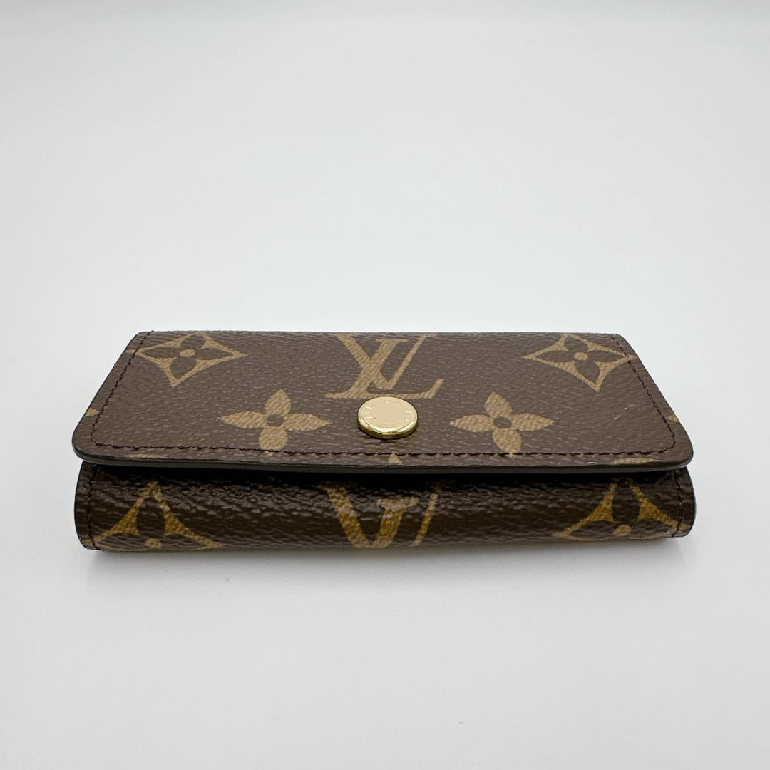LOUIS VUITTON Key case Key holder  M69517 Monogram canvas Brown for 4 Monogram Multicles4 unisex(Unisex) Used Authentic