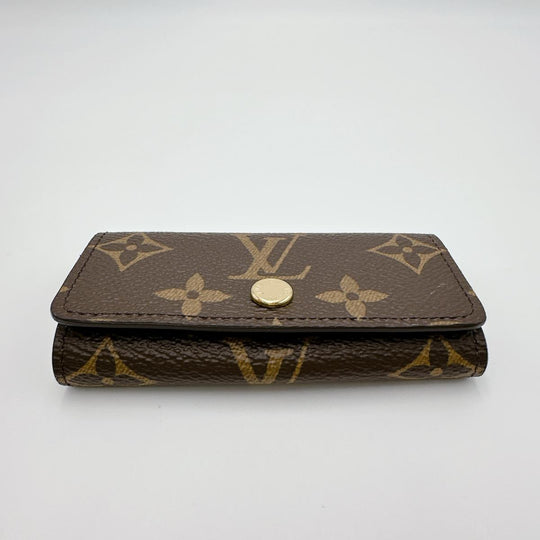 LOUIS VUITTON Key case Key holder  M69517 Monogram canvas Brown for 4 Monogram Multicles4 unisex(Unisex) Used Authentic