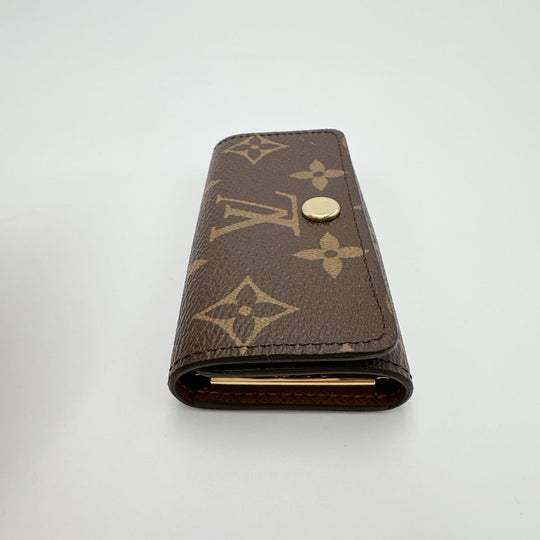 LOUIS VUITTON Key case Key holder  M69517 Monogram canvas Brown for 4 Monogram Multicles4 unisex(Unisex) Used Authentic