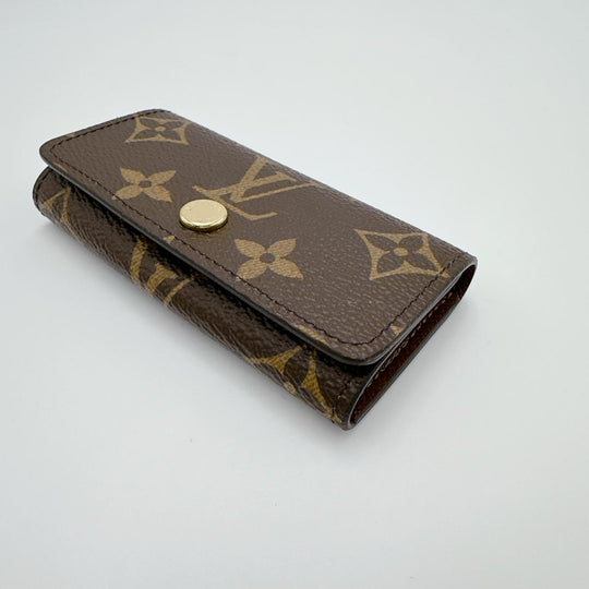LOUIS VUITTON Key case Key holder  M69517 Monogram canvas Brown for 4 Monogram Multicles4 unisex(Unisex) Used Authentic