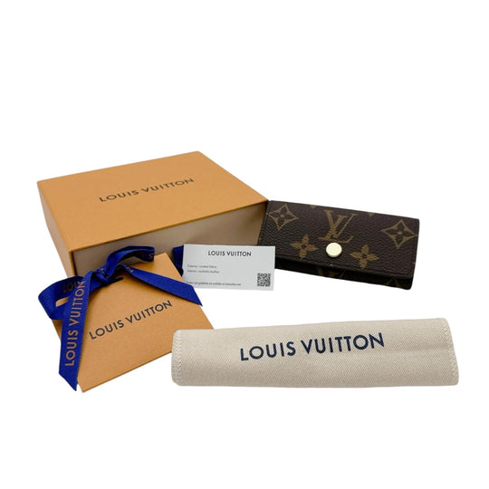 LOUIS VUITTON Key case Key holder  M69517 Monogram canvas Brown Monogram Multicles4