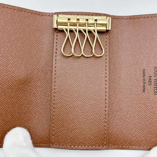LOUIS VUITTON Key case Key holder  M69517 Monogram canvas Brown Monogram Multicles4