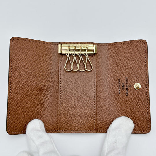 LOUIS VUITTON Key case Key holder  M69517 Monogram canvas Brown Monogram Multicles4