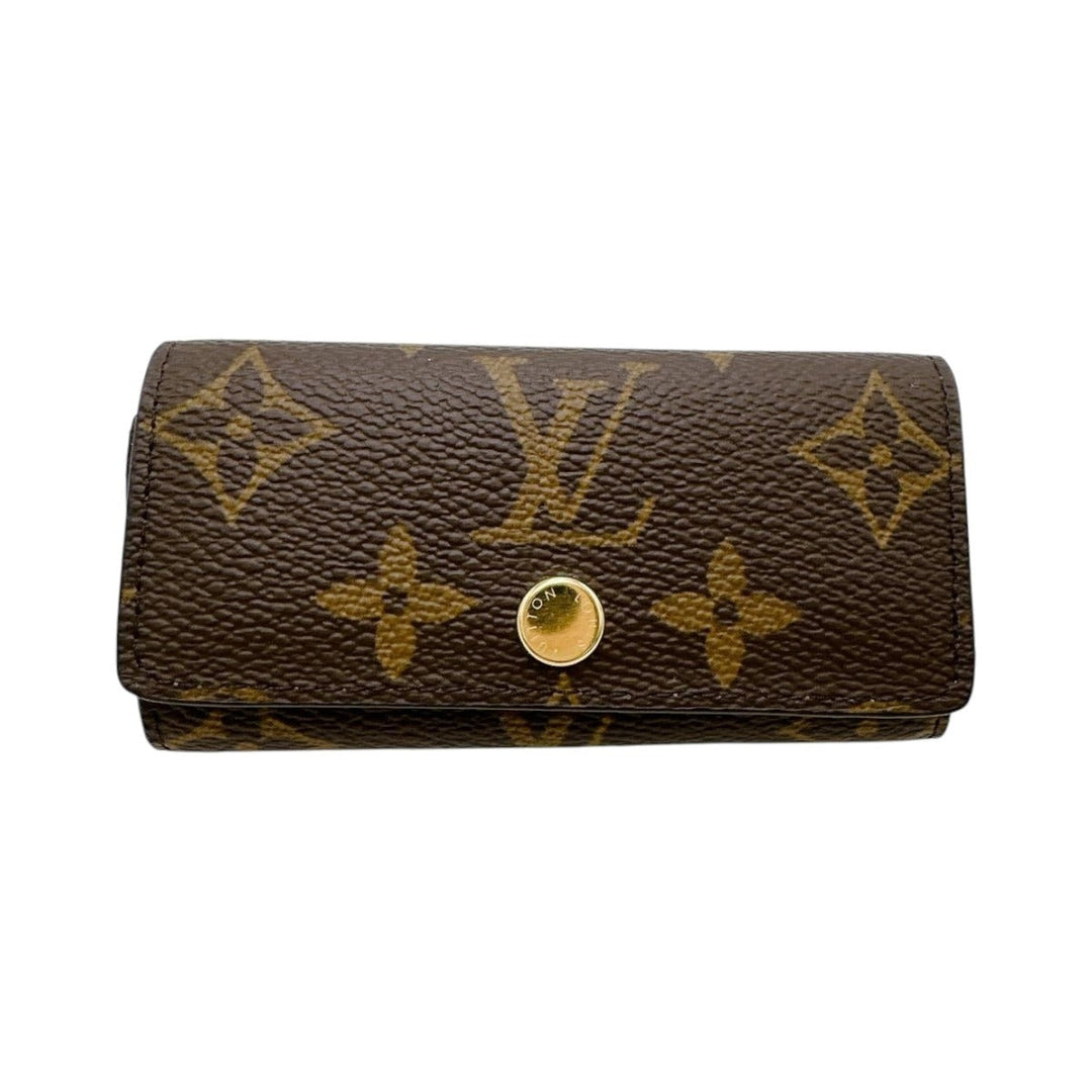 LOUIS VUITTON Key case Key holder  M81938 Monogram canvas Brown Key case for 4 Key holder Monogram Multicles4 unisex(Unisex) Used Authentic