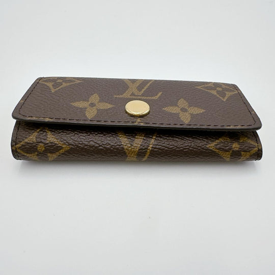LOUIS VUITTON Key case Key holder  M81938 Monogram canvas Brown Key case for 4 Key holder Monogram Multicles4 unisex(Unisex) Used Authentic