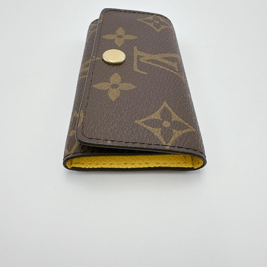 LOUIS VUITTON Key case Key holder  M81938 Monogram canvas Brown Key case for 4 Key holder Monogram Multicles4 unisex(Unisex) Used Authentic