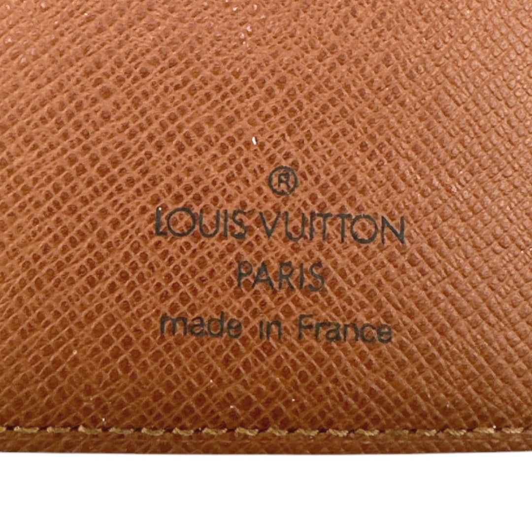 LOUIS VUITTON Notebook cover R20004 Monogram canvas Brown System notebook cover Monogram Agenda MM mens(Unisex) Used Authentic