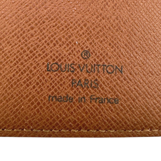 LOUIS VUITTON Notebook cover R20004 Monogram canvas Brown System notebook cover Monogram Agenda MM mens(Unisex) Used Authentic