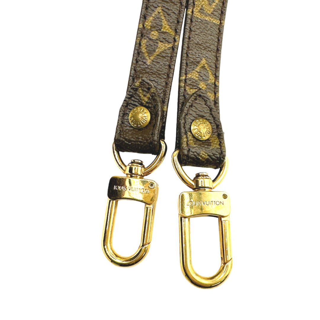 LOUIS VUITTON Shoulder strap J75011 Monogram canvas Brown strap Monogram With shoulder rest mens(Unisex) Used Authentic