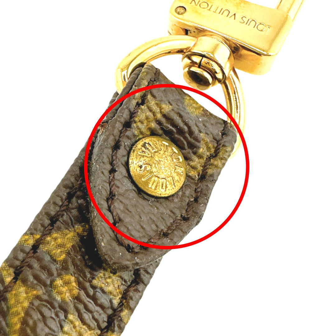 LOUIS VUITTON Shoulder strap J75011 Monogram canvas Brown strap Monogram With shoulder rest mens(Unisex) Used Authentic
