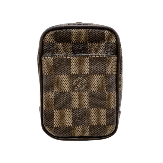 LOUIS VUITTON Pouch N61738 Damier canvas Brown Pouch Damier Etui / Okapi PM unisex(Unisex) Used Authentic