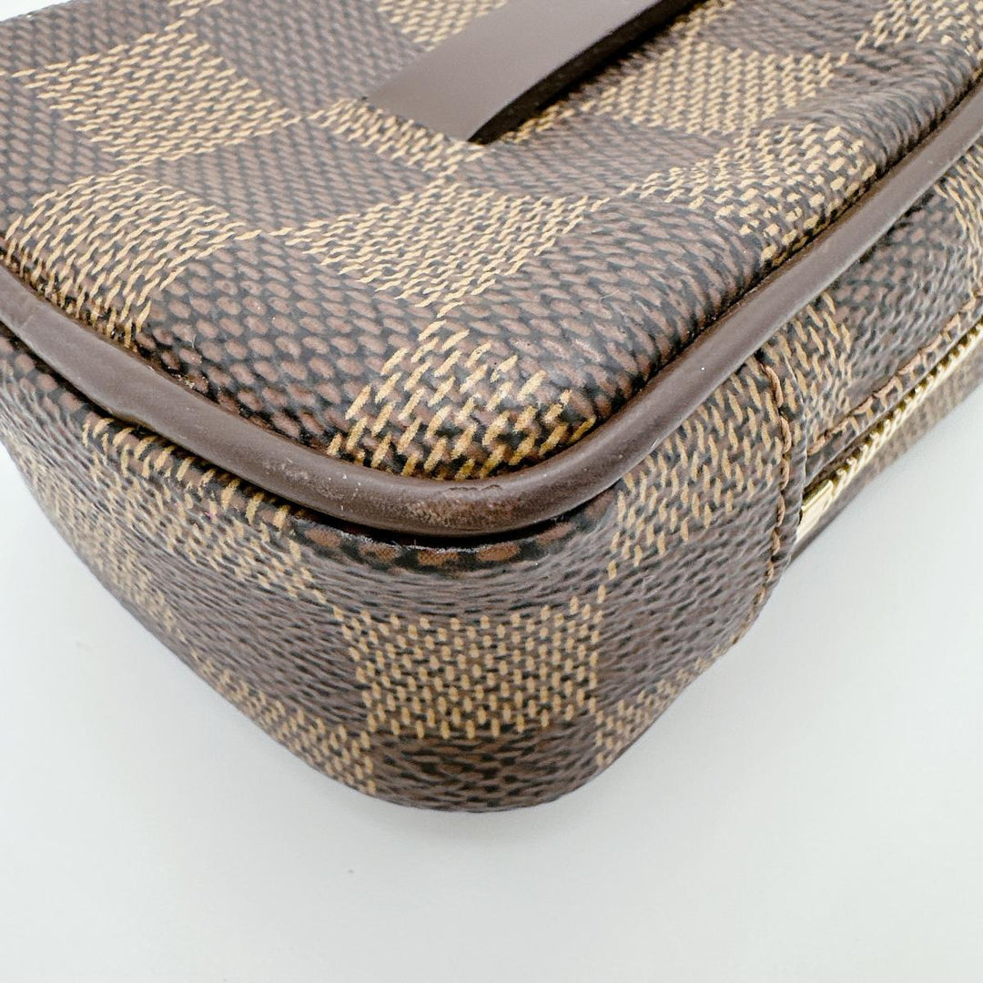 LOUIS VUITTON Pouch N61738 Damier canvas Brown Pouch Damier Etui / Okapi PM unisex(Unisex) Used Authentic