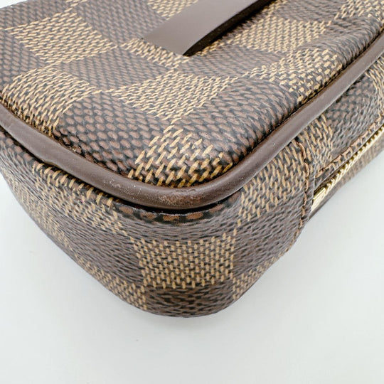 LOUIS VUITTON Pouch N61738 Damier canvas Brown Pouch Damier Etui / Okapi PM unisex(Unisex) Used Authentic