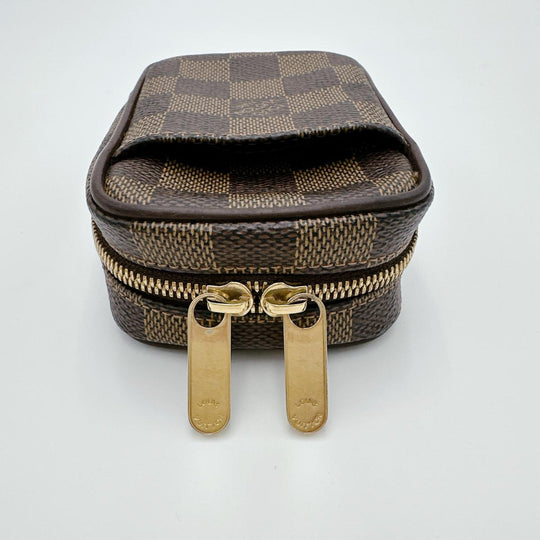 LOUIS VUITTON Pouch N61738 Damier canvas Brown Pouch Damier Etui / Okapi PM unisex(Unisex) Used Authentic