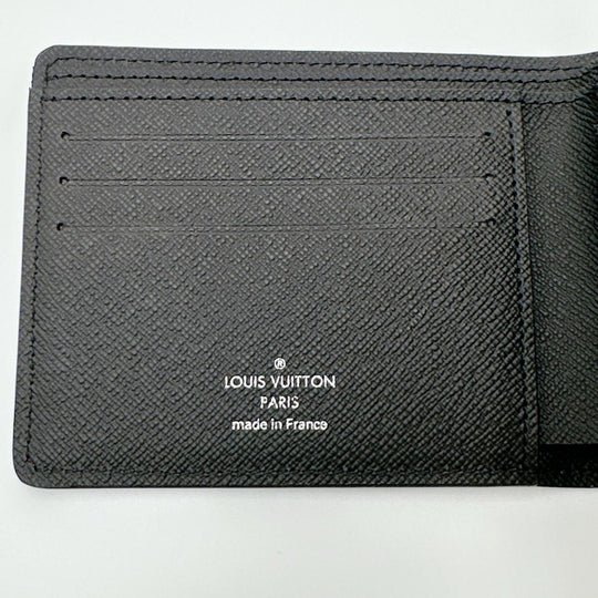 LOUIS VUITTON Bifold Wallet M60662 Epi Leather black Bifold Wallet Epi Portefeuille mens Used Authentic