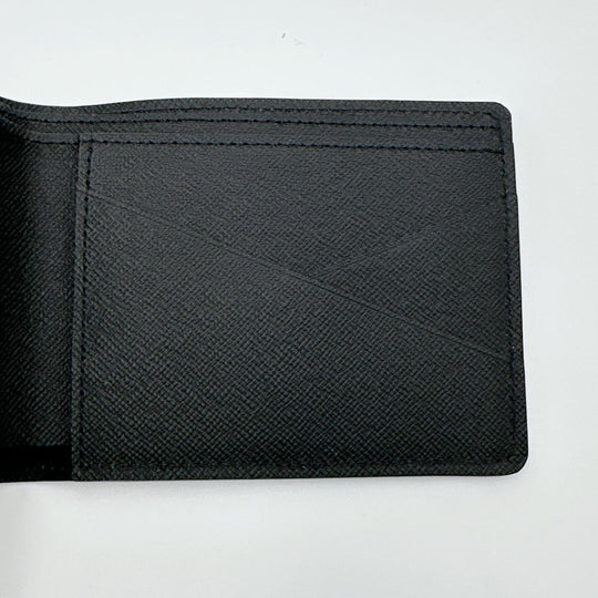 LOUIS VUITTON Bifold Wallet M60662 Epi Leather black Bifold Wallet Epi Portefeuille mens Used Authentic