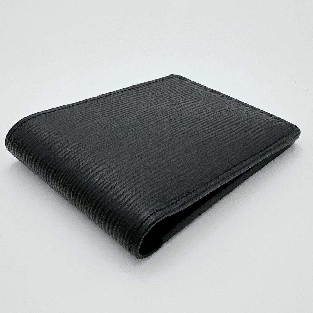 LOUIS VUITTON Bifold Wallet M60662 Epi Leather black Bifold Wallet Epi Portefeuille mens Used Authentic