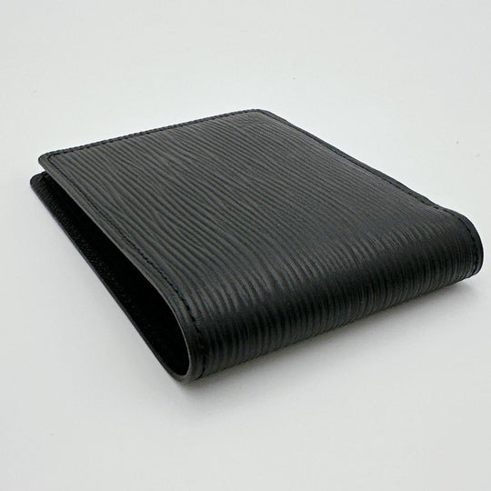 LOUIS VUITTON Bifold Wallet M60662 Epi Leather black Bifold Wallet Epi Portefeuille mens Used Authentic