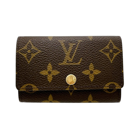 LOUIS VUITTON Key case Key holder  M62630 Monogram canvas Brown Key case Key holder for 6 pieces Monogram Multicles6 unisex(Unisex) Used Authentic