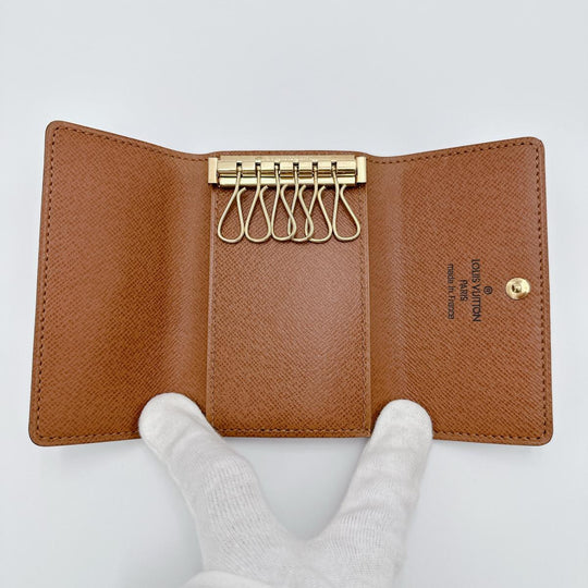 LOUIS VUITTON Key case Key holder  M62630 Monogram canvas Brown Key case Key holder for 6 pieces Monogram Multicles6 unisex(Unisex) Used Authentic