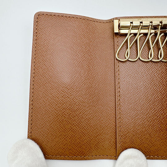 LOUIS VUITTON Key case Key holder  M62630 Monogram canvas Brown Key case Key holder for 6 pieces Monogram Multicles6 unisex(Unisex) Used Authentic