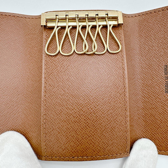 LOUIS VUITTON Key case Key holder  M62630 Monogram canvas Brown Key case Key holder for 6 pieces Monogram Multicles6 unisex(Unisex) Used Authentic